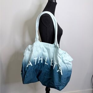 Athleta Canvas Blue Large Beach Bag